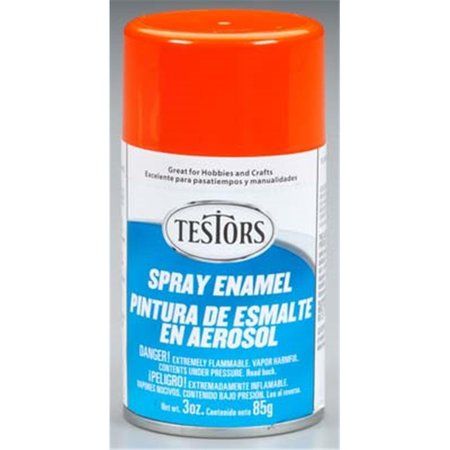 TESTORS Testors Paints TES1628T 3 oz Testors Spray Competition; Orange TES1628T
